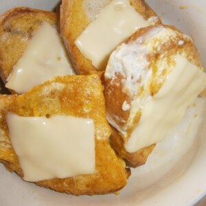甘くない☆塩味のチーズフレンチトースト